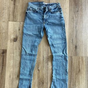 GRLFRND Addison High-Rise Split Boot Jean in Touch The Floor